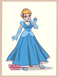 Cinderella in Super Mario Bros. Style Meme Template