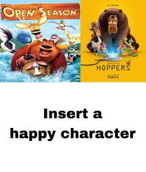 Who Loves And Likes Open Season And Hoppers Meme Template