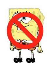 Cancelled spongeBob Meme Template