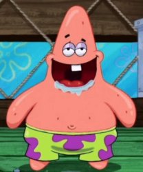 dumb patrick Meme Template