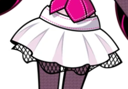 Draculaura's White Skirt Meme Template