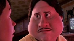 Fat guy looking at girl Meme Template