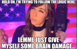 Give yourself Brain Damage to Follow the Logic~ Meme Template