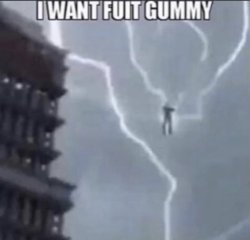 i want fuit gummy Meme Template