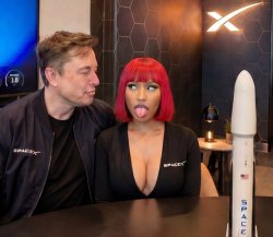 Musk Minaj rocket Meme Template