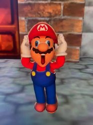 Mario Shocked Meme Template