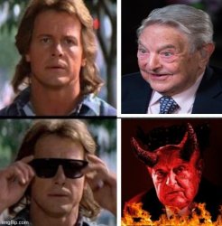 Soros is Satan Meme Template
