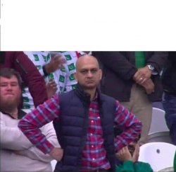 Annoyed man with hands on hips Meme Template