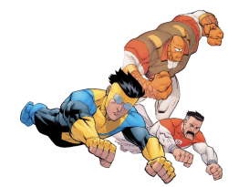 Invincible, Allen The Alien and Omni-Man Meme Template