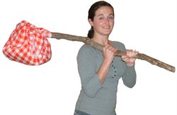 hobo bag on stick Meme Template