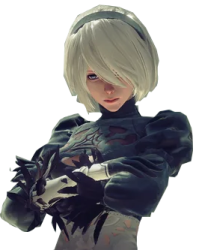 2B_Unamused Meme Template