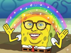 Nerd Spongebob Meme Template