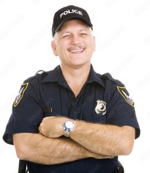 cop laugh Meme Template