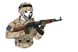 Balochistan Freedom Fighter Meme Template