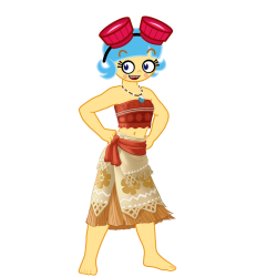 Frida Suarez as Moana Waialiki Meme Template