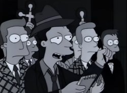 Sensational Simpsons reporter Meme Template