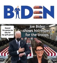 Biden Watch Troops Meme Template