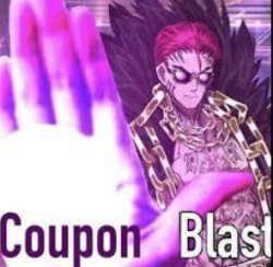 Coupon blast Meme Template