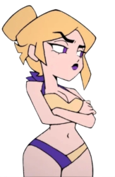 Miss Information wears Sexy bikini Meme Template