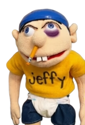 Jeffy with Black eye Meme Template