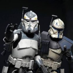 Commander wolffe and captain rex Meme Template