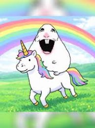 Sunshine and Rainbows Meme Template