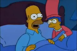 Waking Homer Meme Template
