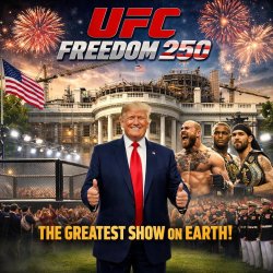 UFC Freedom 250 Meme Template