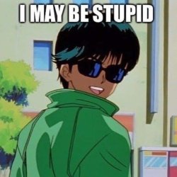 I may be stupid Meme Template
