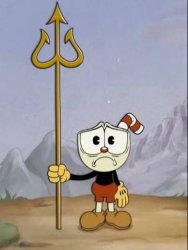 Sad Cuphead Meme Template