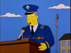 simpsons military Meme Template