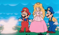 Princess Peach turns the dog into a Prince Meme Template