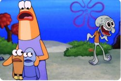 Squidward Meme Template