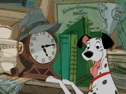 A dog in time Meme Template