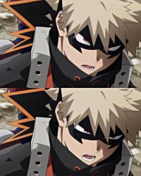 bakugo death stare Meme Template