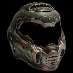 doomguys helm for meme Meme Template
