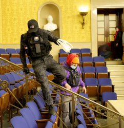 Capitol riot attack militia zip ties Meme Template