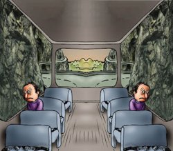 Two guys on a bus Meme Template