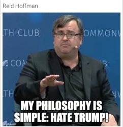 Reid Hoffman TDS billionaire Meme Template