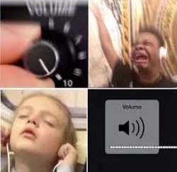 Kids with headphones Meme Template