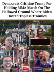 Biden Topless Tranny Meme Template
