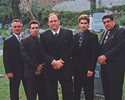 Sopranos Funeral Meme Template
