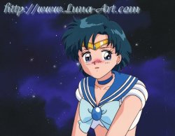 Snow White Hiroko/Sailor Mercury Crying Belly Meme Template