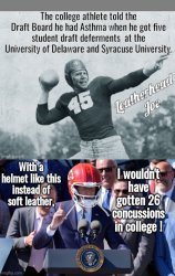 Geritol Joe Football helmet Meme Template