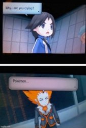 why are you crying Meme Template