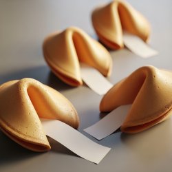 4 Fortune Cookies with Blank Messages Hanging Out Meme Template