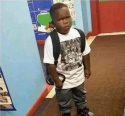 Angry black kid Meme Template