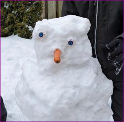 Snowman Fail Meme Template