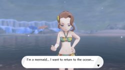 Mermaid Swimmer Meme Template