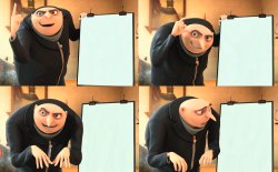 Gru's Plan Meme Template